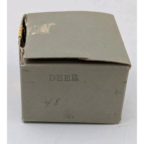 Vintage Miniature Porcelain Deer Figurines Set of 2 w/ Box Japan Fawns - Picture 9 of 13